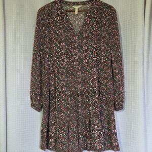 Matilda Jane S Olive Green Fabulous Floral Dress Midi Boho